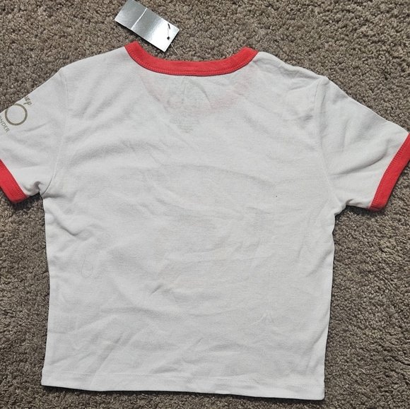 Disney Mickey Mouse Club White Tee with Red Accents - Picture 4 of 9
